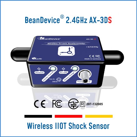 « wireless shock sensor, 2.4GHz sensor series »