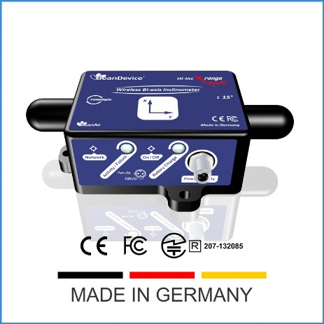 « BeanDevice 2.4GHz  HI-INC Xrange wireless IOT INCLINOMETER sensor high performance version »