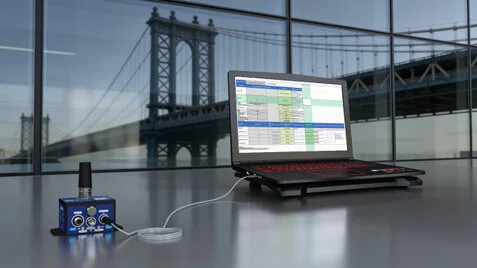USB batch configuration of Satevis LoRaWAN inclinometers for bridge and civil infrastructure monitoring.
