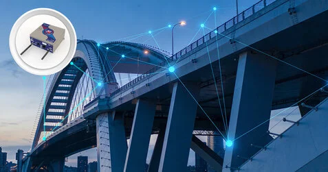 LoRaWAN Solar Gateway on Bridge | Structural Health Monitoring