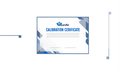 « calibration certificate »