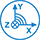 «Tri-Axis Inclinometer Icon»