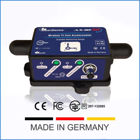 « beancevice 2.4ghz AX-3D-SR Wireless Ultra-Low Noise Vibration Sensor »