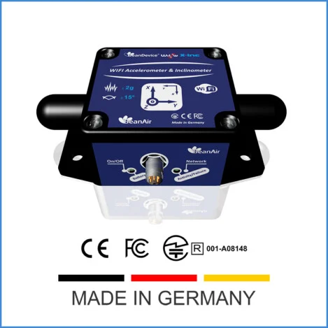 «wireless combo sensors , vibration and tilt monitoring»