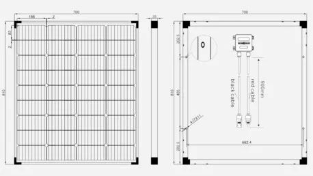 « solar panel drawing »